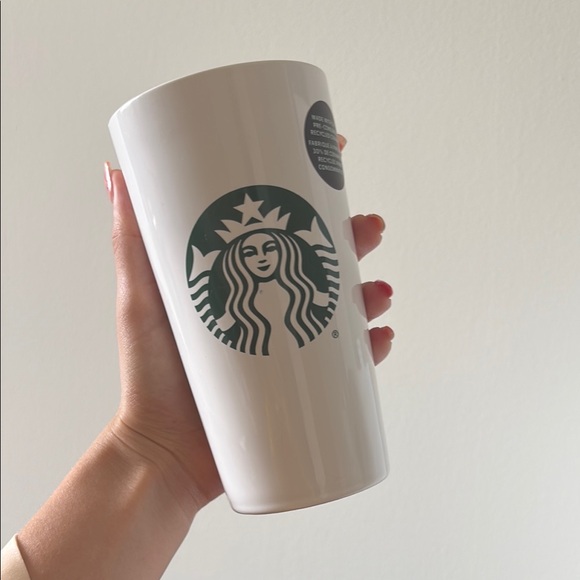Starbucks Other - Starbucks Classic White Tumbler with Green Logo
